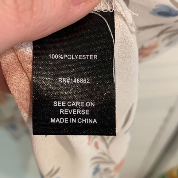 Torrid 1 cream color Lexie 3/4 sleeve chiffon Hi-low - Picture 11 of 12